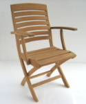 Napoli Teak Wood Folding Armchair